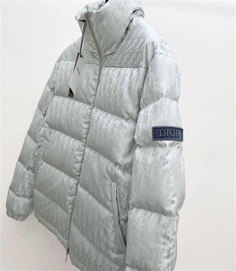 dior oblique jacket grey|Dior down jacket.